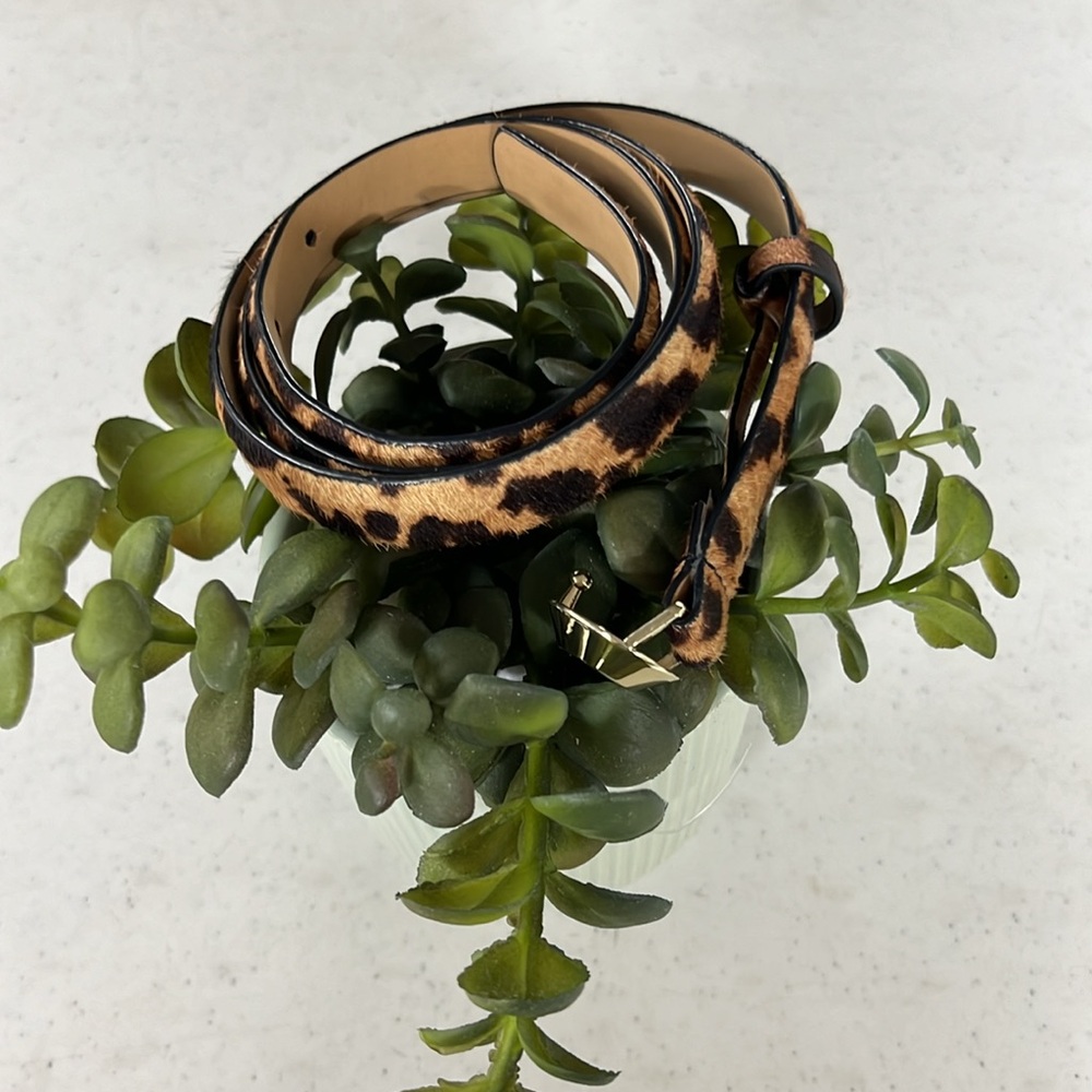Michael Kors animal print belt